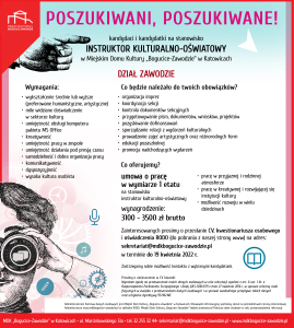 Instruktor kulturalno - oświatowy ZAWODZIE